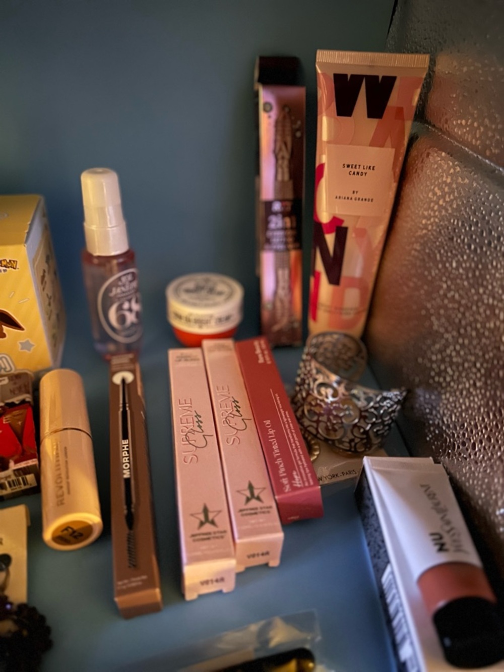 Bundle of makeup,skincare jewelry and twilly all Authentic and new